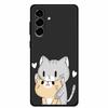 Custodia per Telefono per Samsung Galaxy S26 Custodia Nera in Silicone TPU Cover Posteriori per GalaxyS26 S 26 Custodia SamsungS26 Morbidi Paracolpi Protettivi