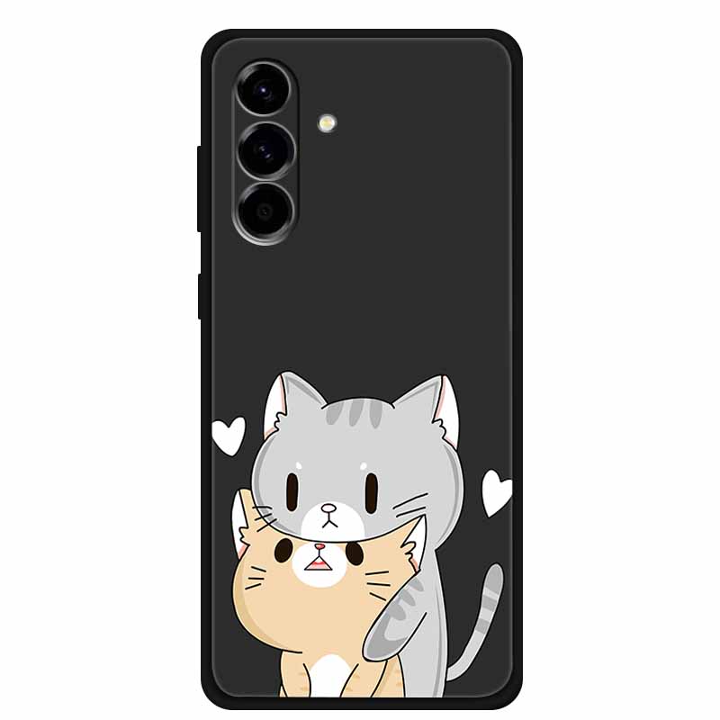 Custodia per Telefono per Samsung Galaxy S26 Custodia Nera in Silicone TPU Cover Posteriori per GalaxyS26 S 26 Custodia SamsungS26 Morbidi Paracolpi Protettivi