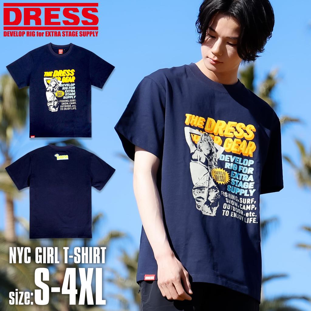 NYC Girl Size Short Sports [Dress] T-Shirt, 2XL, Sleeve, Outdoor, Fishing, Brand,