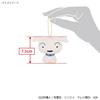 Sanei Boeki Crayon Shin-chan Flat Mascot Shiro Mascot W7×D3×H7.5cm Plush Toy