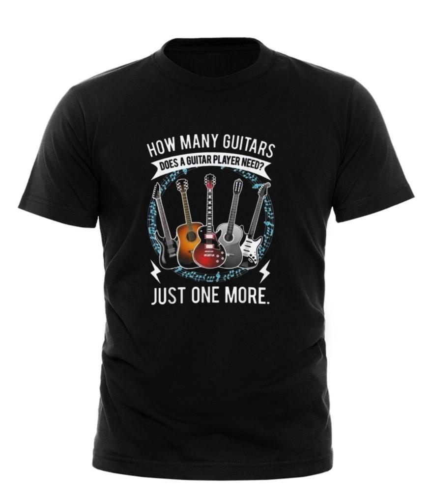 

Guitar Player TShirt | Just One More Guitar Graphic Tee | Musician Gift | S4XL Unisex T-Shirt L