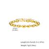 Vnox Tennis Bracelet for Women, Stainless Steel Sparkling Zircon Beaded Chain Bracelet, Adjustable Jewelry Valentine's Day Gifts