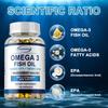Premium Omega-3 fish oil capsules, rich in EPA 1200mg + DHA 900mg, promote brain, heart and eye health, and boost immunity.