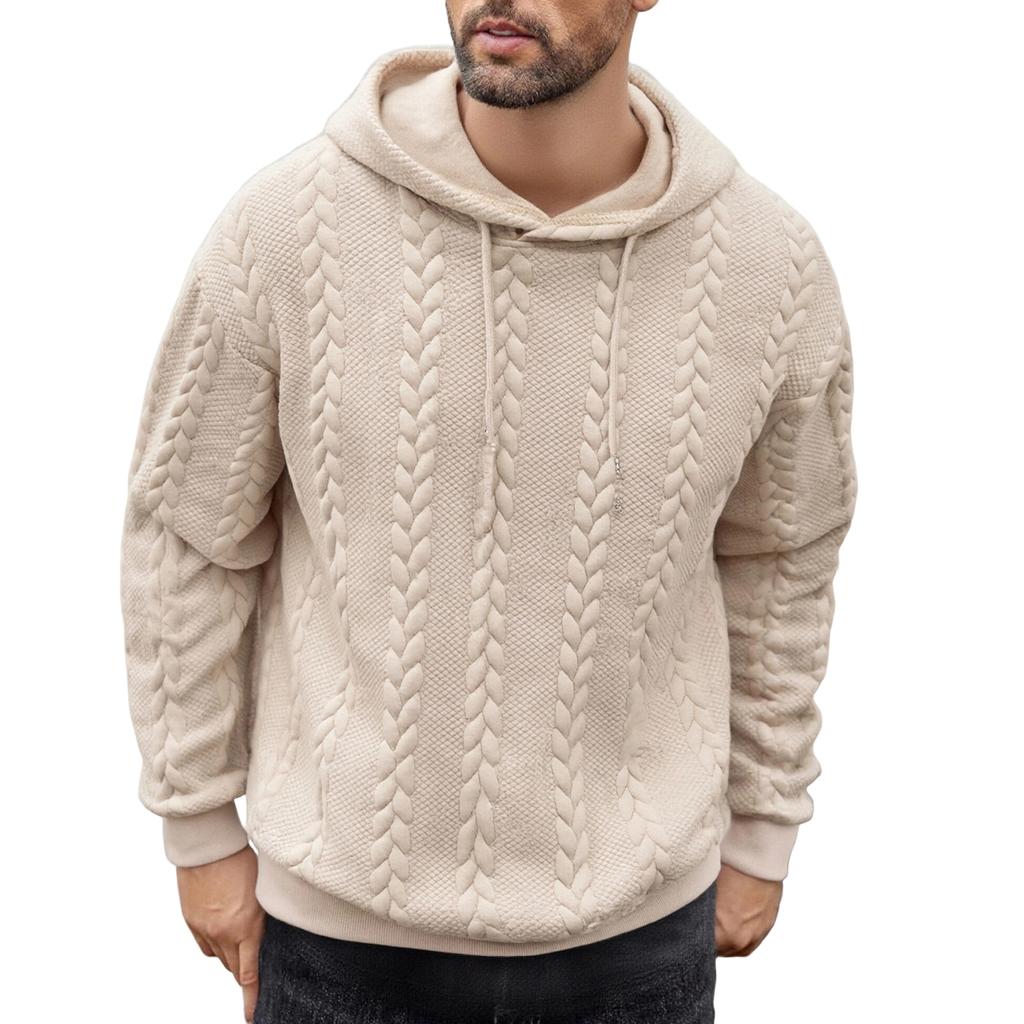 Herren Freizeit Mode Kapuzenpullover mit Kapuze Langarm