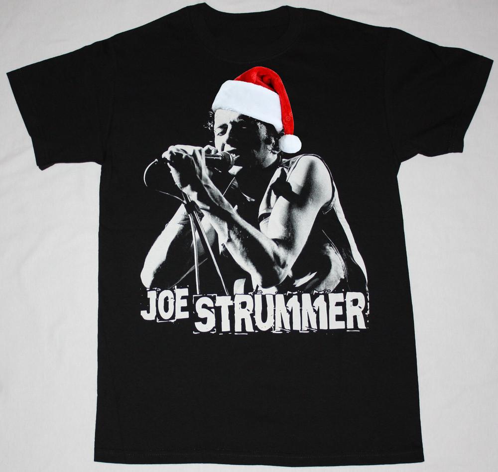 Santa JOE STRUMMER THE CLASH Merry CHristmas Black S-5XL Shirt AR336 Unisex T-Shirt XXXL