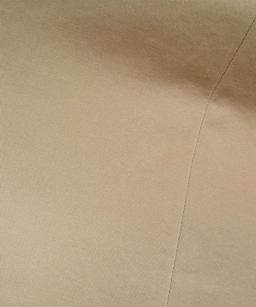 BELLIEF Cotton Adjust Double Pleats Relaxed Chino Pants (Khaki)