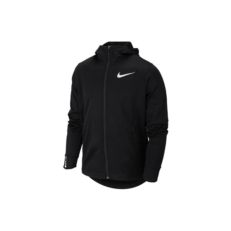 Nike Elite Basketball Training Sports hooded Logo Jacket Black Men s AQ9714-010 S