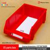 Angled Entry Heavy-Duty Plastic Storage and Organizer Box for Components and Hardware