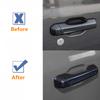 Car Door Handle Cover Tailgate Handle Stickers Door Handle Bowl Decoration for Jeep Wrangler JL 2018-2026 Exterior Accessories