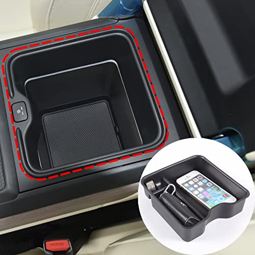 Sauicemy Car Storage Tray, Built-in Console Box, Insert Tray, Center Console Tray, Armrest Box Storage, Phone Tray, Storage Box, Small Item Storage, O