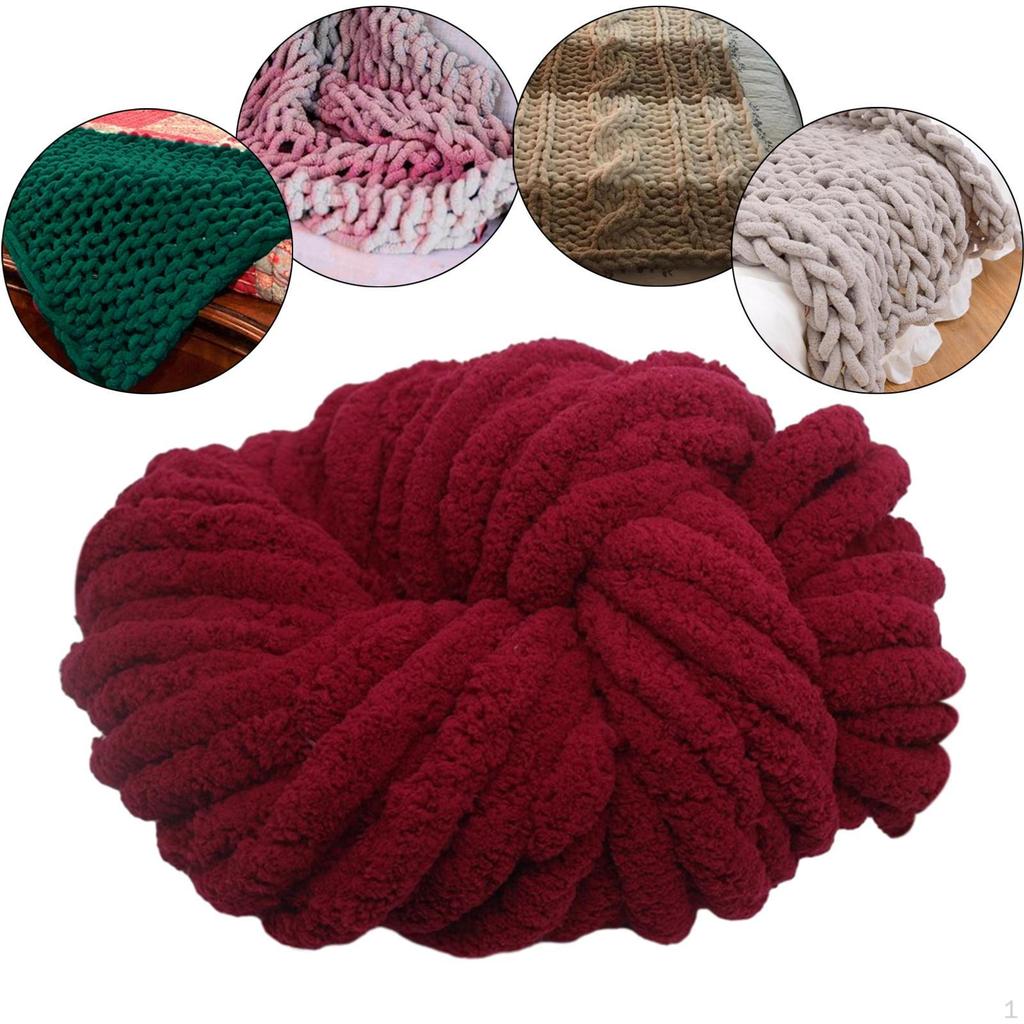 Chenille Yarn for Arm Knitting, Great Crafting Blankets and Cushions