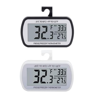 Waterproof Fridge Temperature Device With Magnetic Mounting High Low Degree Indicator For Chiller And Refrigerator Large Display Screen
