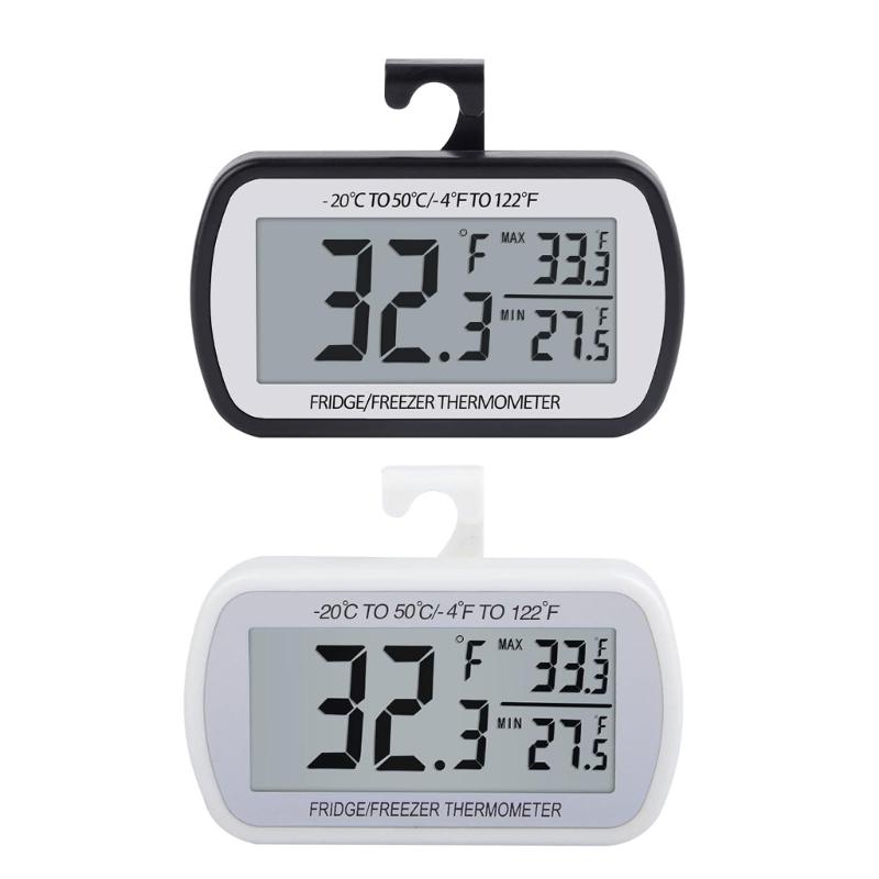 Wasserdichtes Kühlschrank-Temperaturgerät Mit Magnetischer Befestigung Hoher Niedriger Gradanzeiger Für Kühlbox Und Kühlschrank Großer Bildschirm