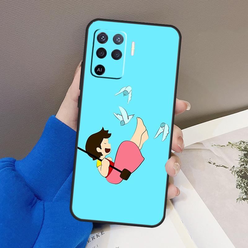 Cartoon Heidi Phone Case For OPPO A54 A74 A94 A53S A1K A15 A16 A3S A5S A83 A91 A93 A5 A9 A53 A31 A52 A72