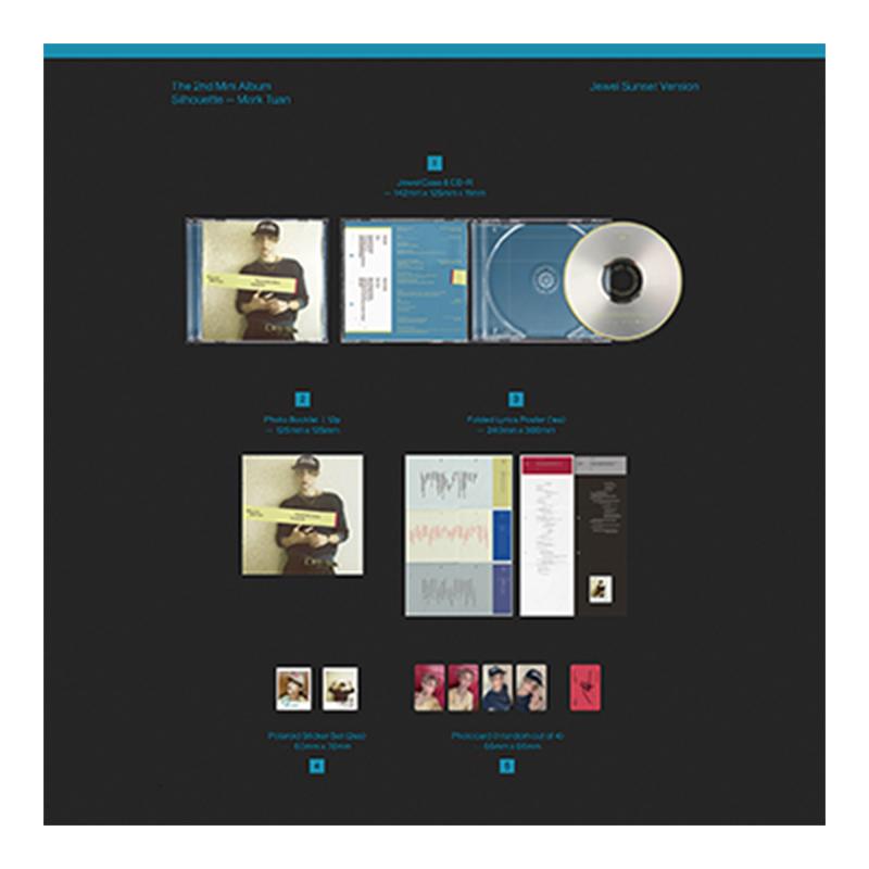 

[Предзаказ] МАРК ТУАН(GOT7) - МИНИ 2-Й АЛЬБОМ [СИЛУЭТ] Jewel Версия [NO POB]Sunset Jewel ver.