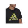 adidas Základné športové tričko s okrúhlym výstrihom a logom Trefoil pre mužov Čierne GL3699