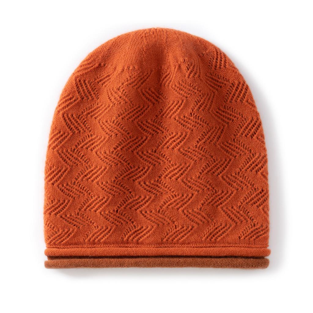Autumn and Winter Outdoor Ear Protection Hat Commuting Thickened Warm Hat Wool Hat Cold and Windproof Knitted Hat Shows Small Face