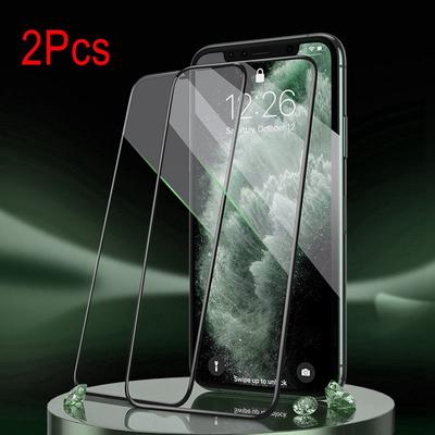 2 Pezzi Protezione Completa in Vetro Temperato Per Apple iPhone 17 15 12 13 11 Pro Max 8 14 Plus 16 Samsung Galaxy Xiaomi Poco Redmi Pellicola Protettiva Copertura