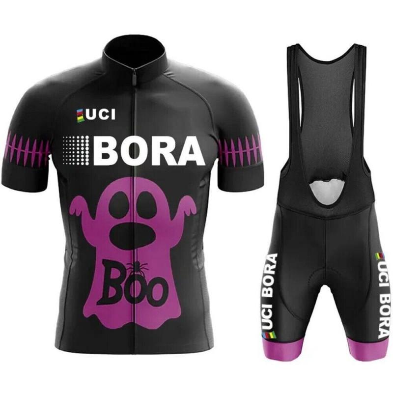Men Women Cycling Jersey Shorts Set Breathable Mountain Bike Outfit Road Trail Riding