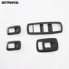 Window Lift Switch Cover Trim For Dodge RAM -2024 2025 Carbon Fiber Ide Armrest Decoration Frame Interior Accessories