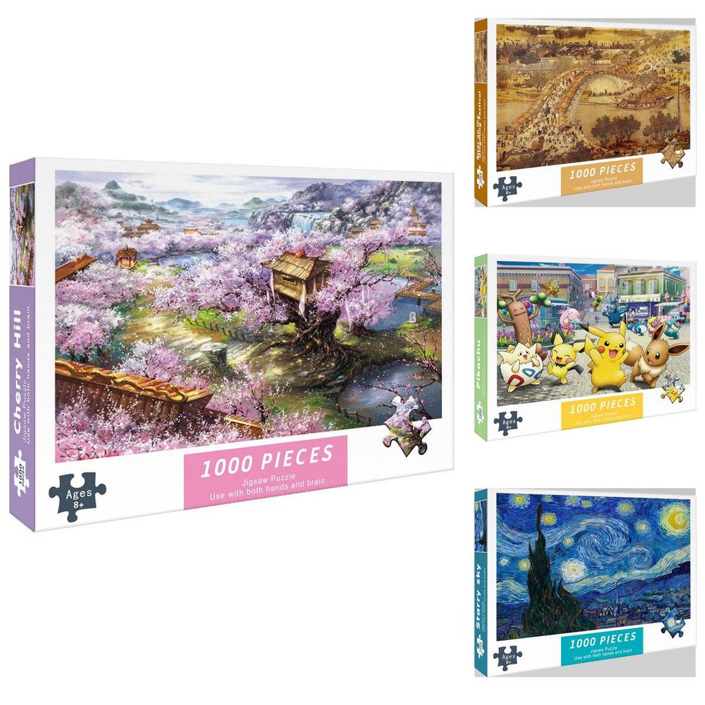 Adorable 1000-piece Puzzle For Adults High-difficulty Stress Relief Girls Gift