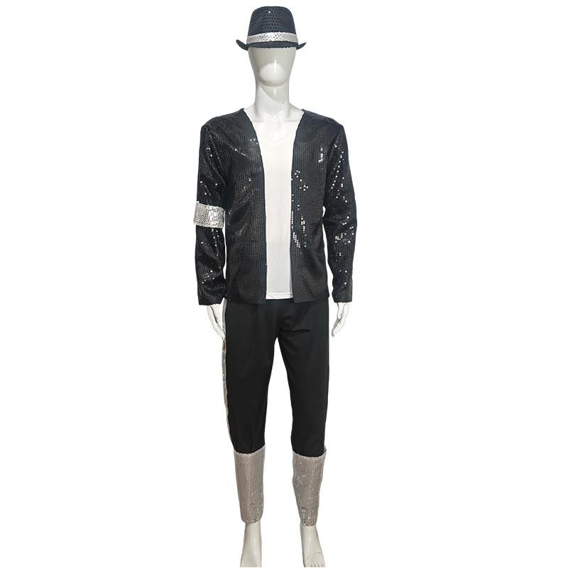 Michael Jackson Performance Costume With Sequined Stage Outfit For Kids And Adults