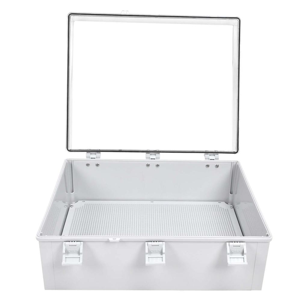 Junction Box Plastic Transparent Buckle Waterproof Dustproof Enclosure Electrical Accessories