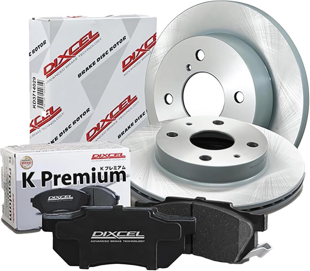 DIXCEL Front Disc Brake Set with Pads and Rotors for Honda (KS Type) (KP331118 + KD3310422, KS31118-0422)