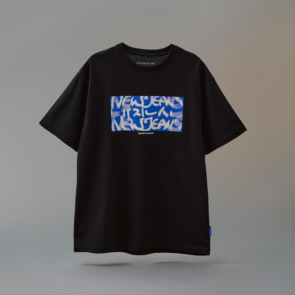 NewJeans X Hiroshi Fujiwara Collaboration T-Shirt VER.3 (BLACK)