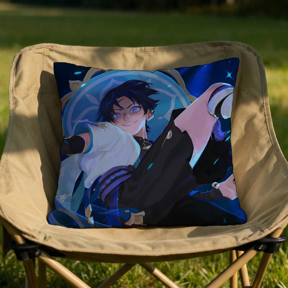 

Scaramouche Fall Cushion Cover Soft Reversible Durable Pillow Cover MultiScene Use for Home Car Daily Comfort 30X30cm