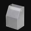 EWOO SUPPLY 12cm Lock Acrylic Donation Box with Frosted Glass Style Box Wide, Built-in Type, Semi-transparent Lock, YS-1029