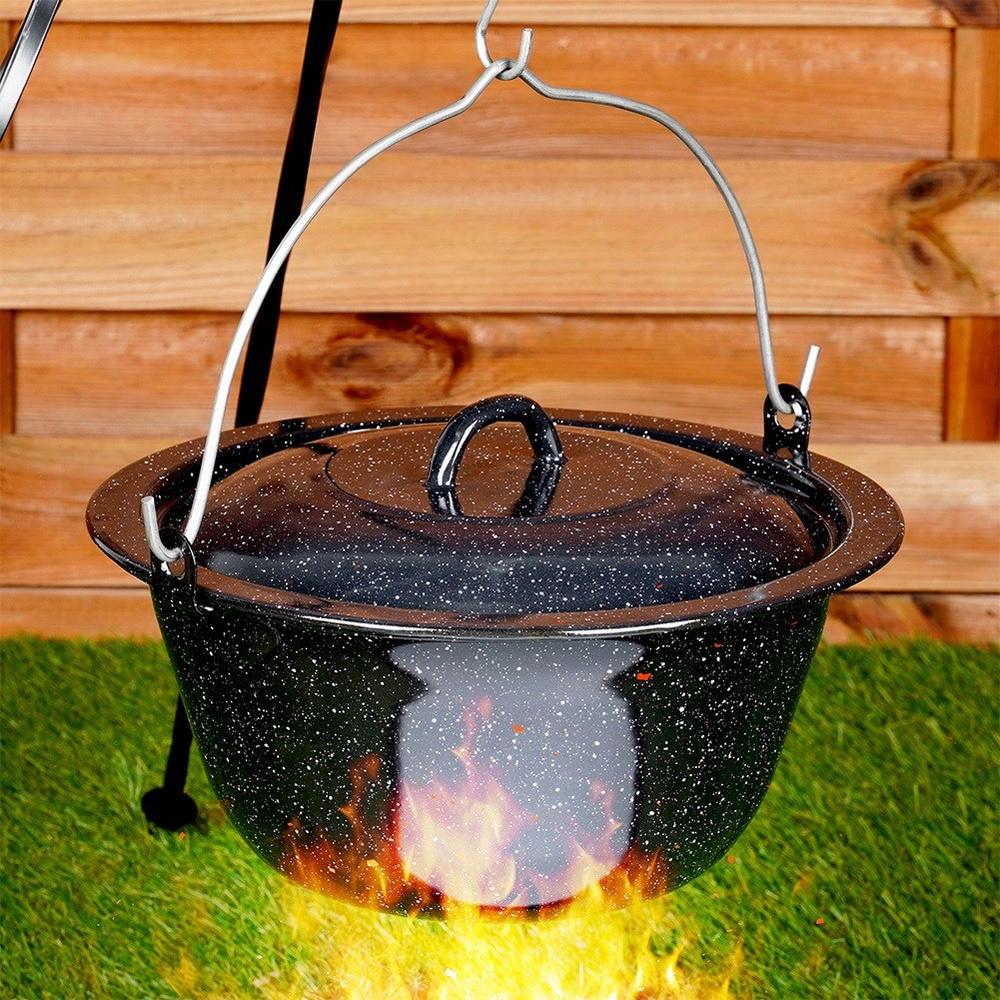 Enameled cauldron lid 7.5 l, 34 cm