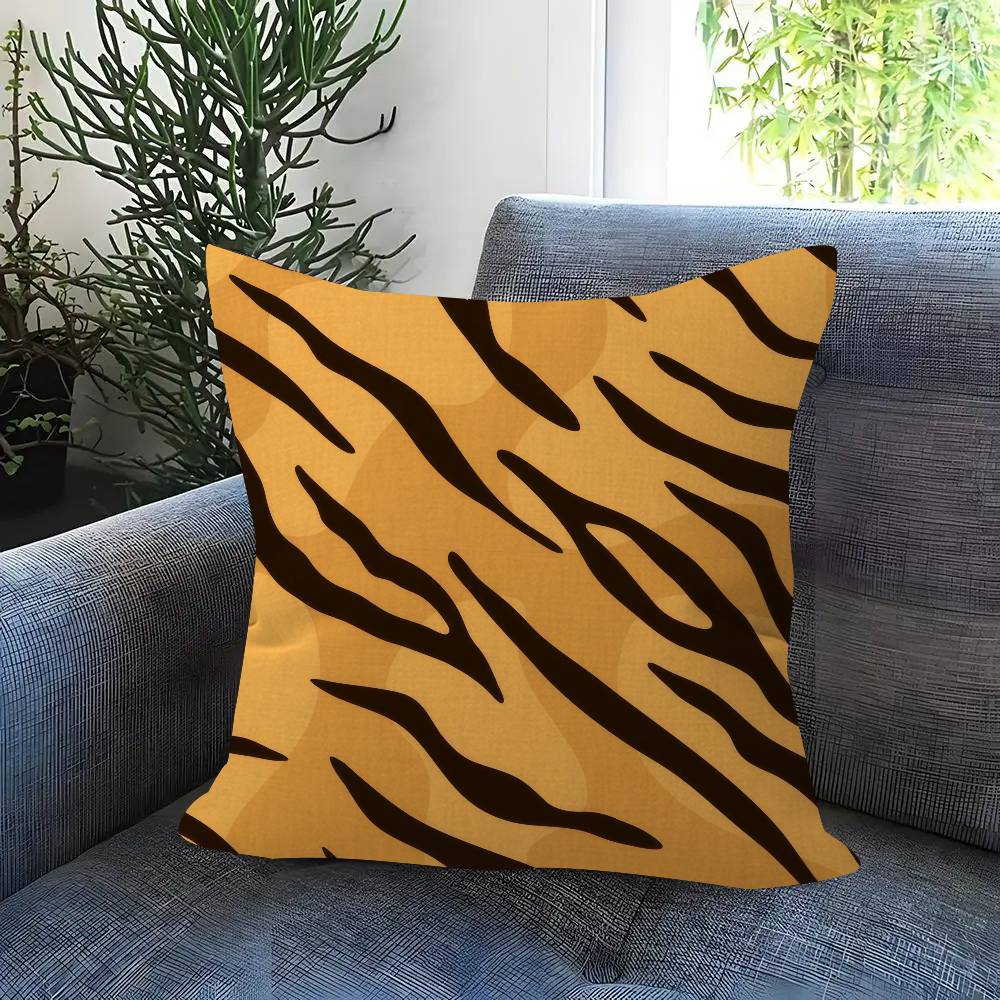 Abstract Line Black and White Zebra Cushion Cover Inches Farmhouse Decor Home Throw Pillow Covers for Couch Decorations