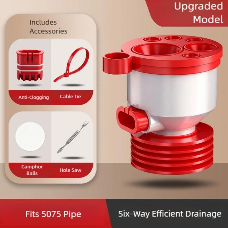 Multifunctional Kitchen Basins Sewer Branch Water Pipe Connector Sealing Rings Sink Drain Pipe Adapters Easy to Install