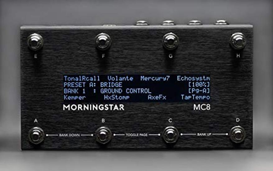 Morningstar FX MC8 Fully Programmable MIDI Controller MIDI Foot Controller /
