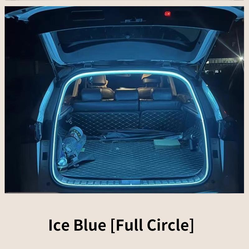 Luz de Maletero de Alto Brillo para Coche, Luz Ambiental, Decoración Interior, Tira de Luces LED Inalámbrica con Sensor Automático para Portón Trasero