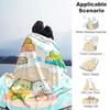 1pc Blanket Sumikko Gurashi1 Print Design, Lightweight Blanket for Sofa, Bed- Soft &Warm, Gift for All Seasons like Christmas, Halloween