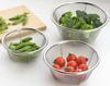 Yoshikawa Mini Set and Stainless Mizureed Made in SJ3466 Colander, 3-Piece (13, 15, 17m), Steel, II, Tsubame-Sanjo, Japan,