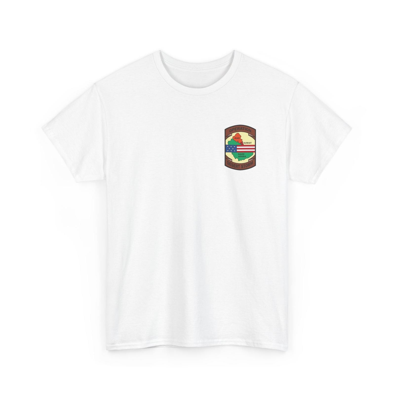 Gulf Operation Desert Storm Patch with flag Unisex T-Shirt Mens Womens Tees Top XL