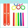 Children's Toy Cross 5 Rings Throwing Loop Creative Educational Fitness Toy Pvc Material