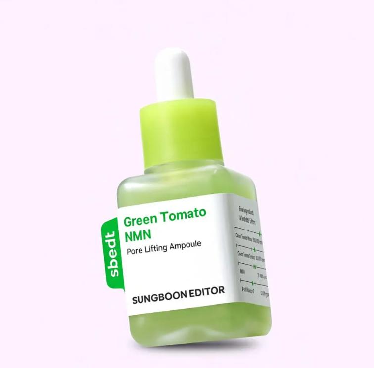 

SUNGBOON EDITOR Green Tomato NMN Pore Lifting Ampoule 40ml Pore Care Serum 1 ea