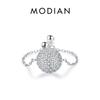 26 Style CZ Heart Flower Infinite Symbol Link Chain Ring 925 Sterling Silver Hearts Adjustable Rings For Women Jewelry