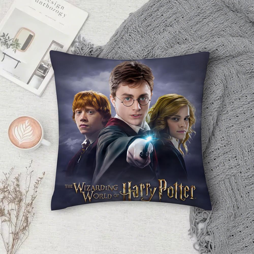 FILM HARRY POTTER GORĄCY CHŁODNY Poszewka na poduszkę Kwadratowa Dwustronny Druk Krótki Plusz Pokrowiec na poduszkę do sofy Sypialnia Poduszka nocna