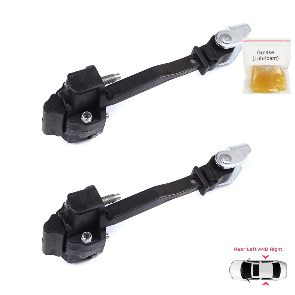 BDP1319-1 2 Pieces Rear Door Hinge Stop Check Strap Limiter for Peugeot 208 e-208 Opel Corsa F Corsa-e 2019-On 9823211180