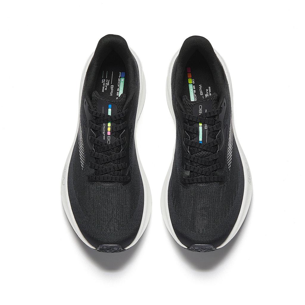 Anta 2Nd Zone Heart Rate 80 Comfortable Sports Shock Absorption Support Wear-Resistant Low-Top Nitrogen Technology Casual Running Shoes 112625555-1