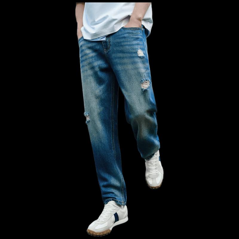 Navigare Men s Lyocell Straight-Leg Casual Jeans 32