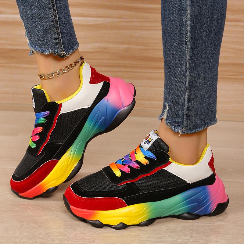 Women Sneakers 2025 Running Colorful Casual Running Shoes Women Outdoor Comfort Platform Sneakers Women Zapatos De Mujer