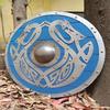 Viking Shield 60.96 Cm Wolf Wooden Viking Cosplay Shield  Medieval Round Wooden Shield