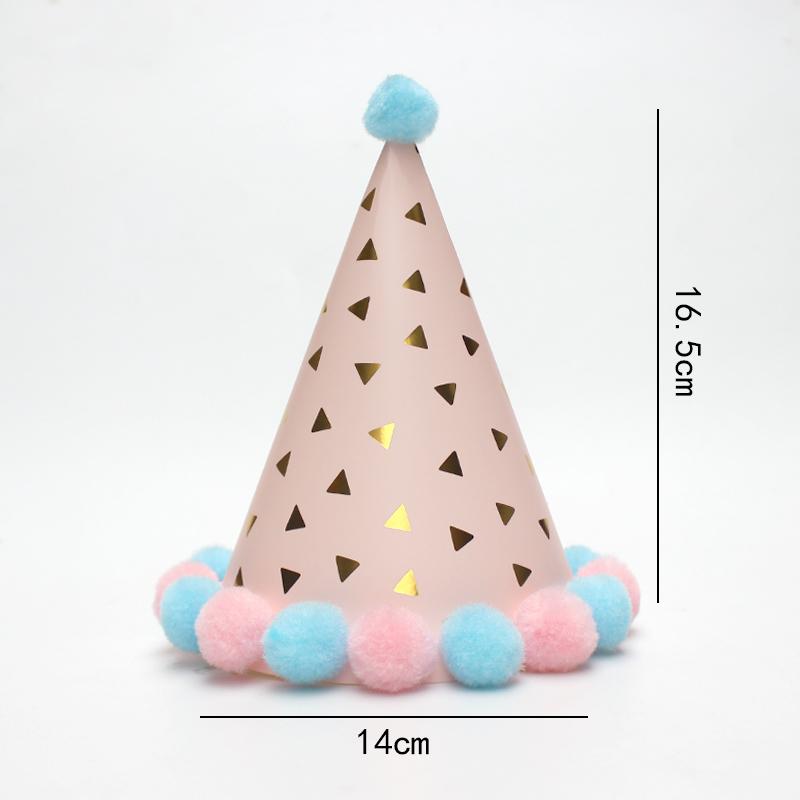 Romantische roségoldene Pelzmütze Göttin Geburtstagshut Geburtstagshut Frische Party Kinder Erwachsene