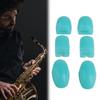 6Pcs Saxophone Key Risers Silicone Comfortable Cushioning Saxophone Finger Pad Sax Thumb Pad